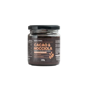 Crema Cacao & Nocciole Fondente Crunchy – Bowlpros 200 g