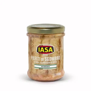 Filetti di Sgombro in Olio Extravergine d’Oliva BIO – Iasa 200 g
