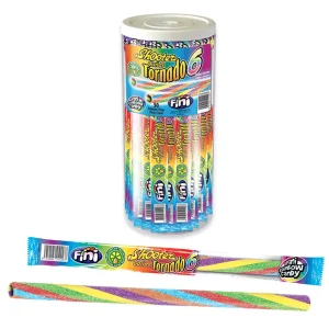 Fini Canas Tornado 6 Colori Frizz Cannuccia Caramella Confezione da 50 Pezzi