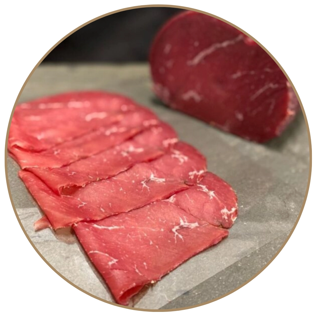 Bresaola Punta d’anca Pedusc affettata – 2 hg