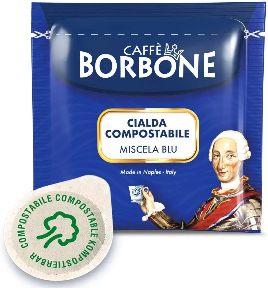 SCATOLA 150 CIALDE ESE 44 BORBONE MISCELA BLU