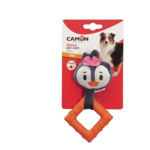 Camon Gioco per cani Pinguino con forma in TPR e squeaker