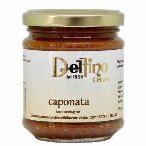 Caponata con acciughe 180 g | Delfino Battista