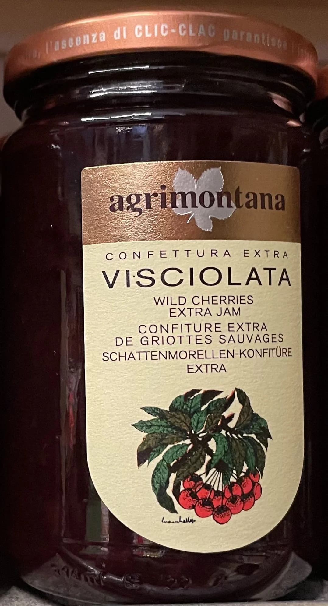 Agrimontana Confettura Extra Visciolata 350g