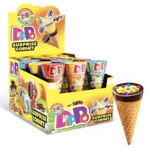 Dippo Conetto di Cioccolata con Sorpresa Confezione da 12 Pezzi