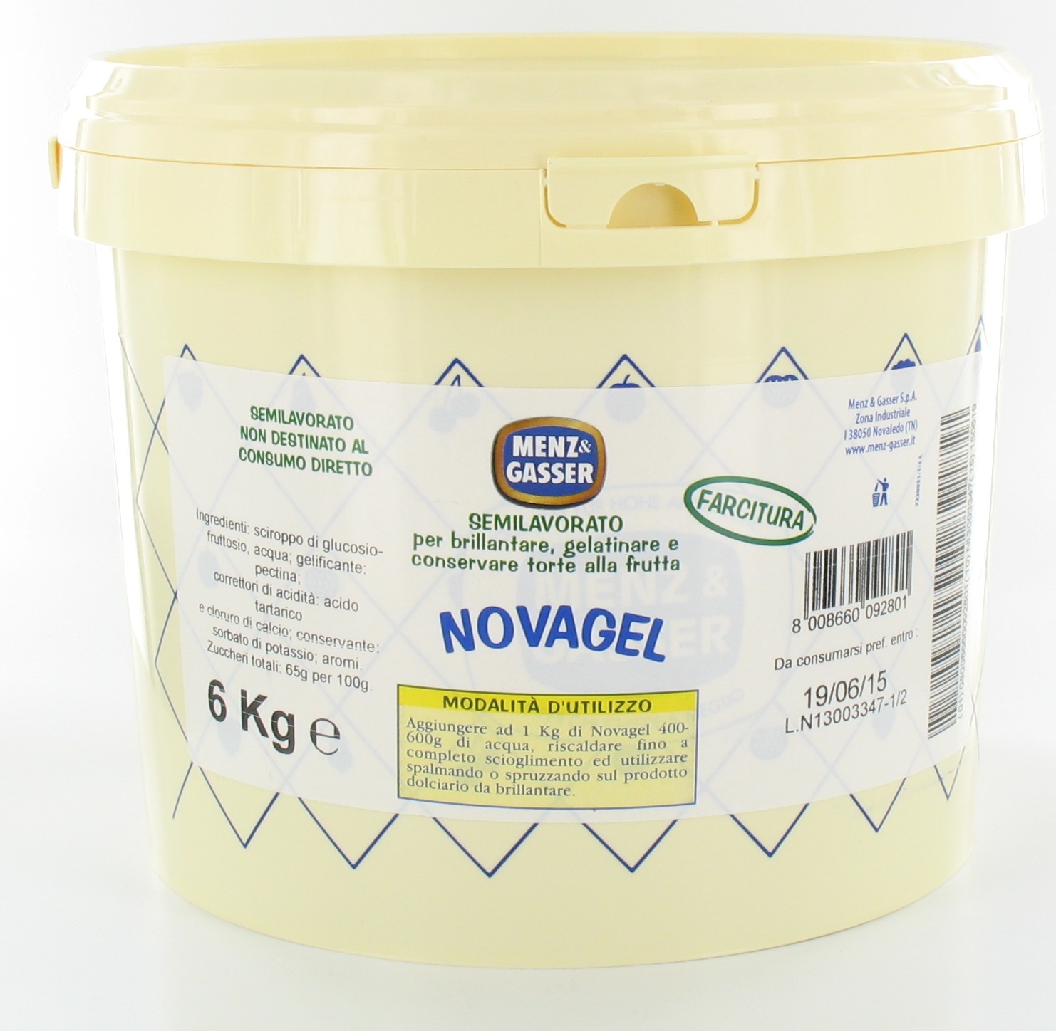 Menz e Gasser Novagel – secchiello da 6 kg