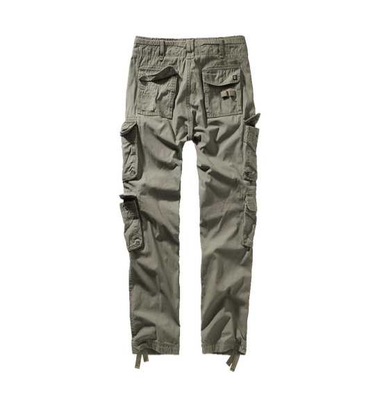 Pantaloni verdi Pure Slim ideali per caccia e attività all’aperto 100% cotone | Brandit - immagine 2
