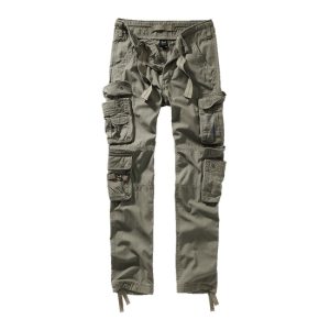 Pantaloni verdi Pure Slim ideali per caccia e attività all’aperto 100% cotone | Brandit