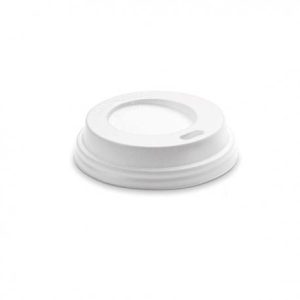 Coperchi con beccuccio per bicchieri 237cc/8oz-300cc/10oz-430cc/12oz – Biodegradabili e compostabili – pacco da 50 pezzi