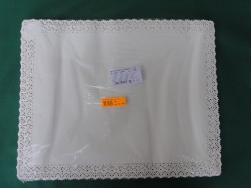 Pizzi rettangolari da cm 40×50 in carta porcellanata – pacco da 100 pezzi