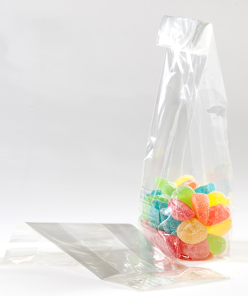 Sacchetti trasparenti a fondo quadro da cm 8 x 24 + 5 – pacchetto da 100 pezzi - immagine 4