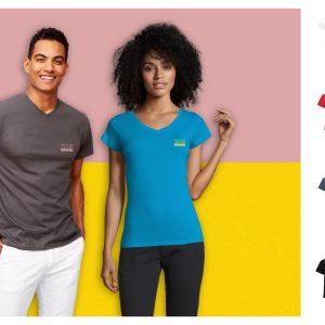 T-shirt V Uomo