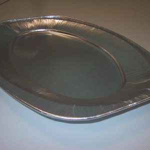 Alluminio vassoi ovali V3 – pacco da 5 pezzi