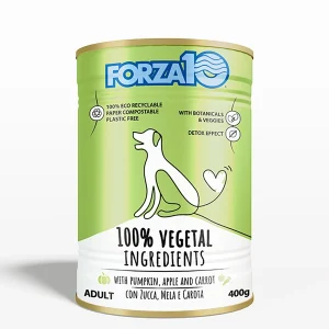 Cibo Umido per Cani Adulti Forza10 Maintenance 100% Vegetale Gusto Zucca, Mela e Carote 400gr