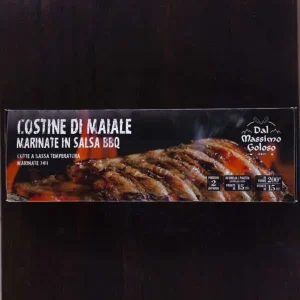 Costine di Maiale Marinate in Salsa BBQ – 500  g