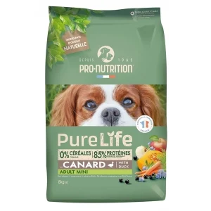 Crocchette per Cani Adulti Pro-Nutrition Flatazor Pure Life Taglia Piccola Gusto Anatra 8kg