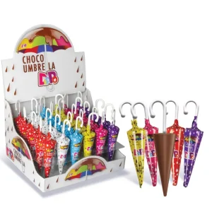 Dippo Ombrellini di Cioccolato al Latte Confezione da 30 Pezzi