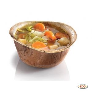 Piatti in foglia di palma scodella (ciotola) tonda diametro cm 14,2 h 6 – pacco da 25 pezzi