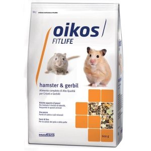 Oikos Hamster & Gerbil 600g alimento completo per criceti e gerbilli