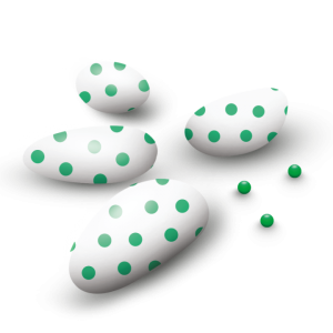 CONFETTI PAPA CIOCCOLATO POIS VERDE 500G