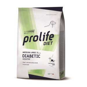 Prolife Diet Diabetic Sensitive Medium Large Crocchette Dietetiche Cane